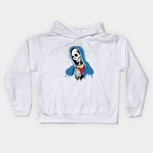 The Virgin Mary prays Kids Hoodie